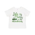 thumbnail image 1 of Inktastic Life's Better Mountains Girls Toddler T-Shirt, 1 of 5
