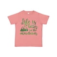 thumbnail image 1 of Inktastic Life's Better Mountains Girls Toddler T-Shirt, 1 of 5