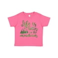 thumbnail image 1 of Inktastic Life's Better Mountains Girls Toddler T-Shirt, 1 of 5