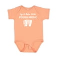 thumbnail image 1 of Inktastic Life's Better Polka Music Boys or Girls Baby Bodysuit, 1 of 5