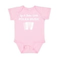 thumbnail image 1 of Inktastic Life's Better Polka Music Boys or Girls Baby Bodysuit, 1 of 5