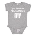 thumbnail image 1 of Inktastic Life's Better Polka Music Boys or Girls Baby Bodysuit, 1 of 5