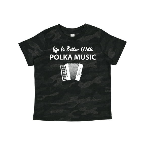 Inktastic Life's Better Polka Music Boys or Girls Toddler T-Shirt
