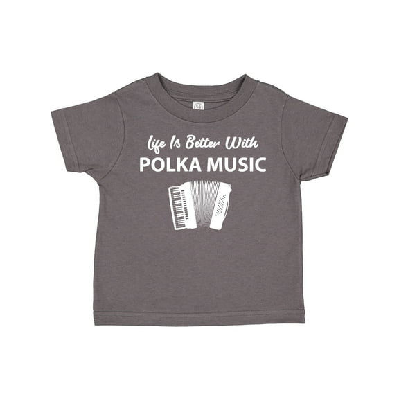 Inktastic Life's Better Polka Music Boys or Girls Toddler T-Shirt