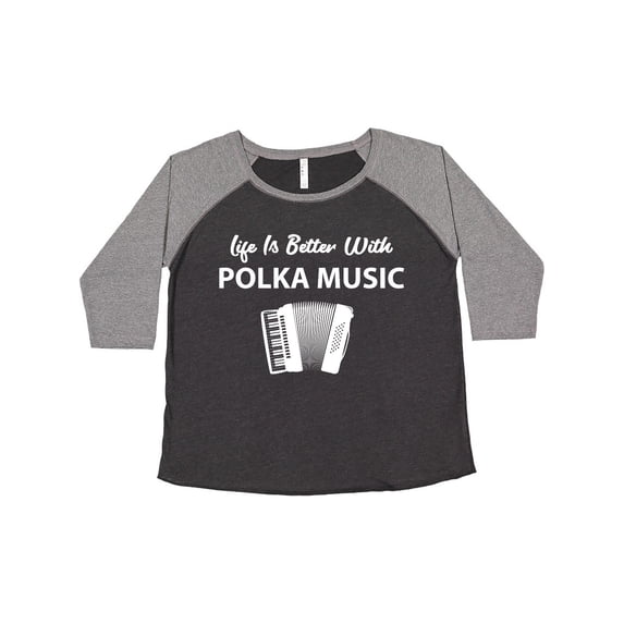 Inktastic Life's Better Polka Music Women's Plus Size T-Shirt