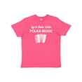 thumbnail image 1 of Inktastic Life's Better Polka Music Youth T-Shirt, 1 of 5