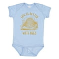 thumbnail image 1 of Inktastic Life's Better With Bees Boys or Girls Baby Bodysuit, 1 of 5