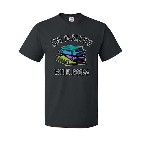 Inktastic Life's Better With Books T-Shirt