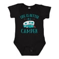 thumbnail image 1 of Inktastic Life's Better in a Camper Girls Baby Bodysuit, 1 of 5