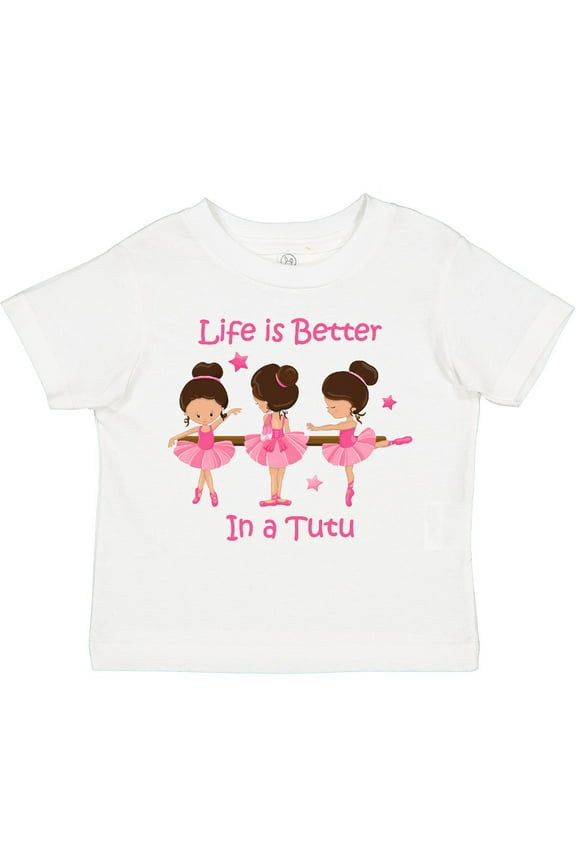 Life's Better in a Tutu Ks Girls Toddler T-Shirt