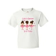 thumbnail image 1 of Inktastic Life's Better in a Tutu KS Youth T-Shirt, 1 of 5