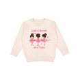 thumbnail image 1 of Inktastic Life's Better in a Tutu Ks Toddler Sweatshirt, 1 of 4