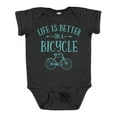 thumbnail image 1 of Inktastic Life's Better on a Bicycle Girls Baby Bodysuit, 1 of 5