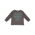 thumbnail image 1 of Inktastic Life's Better on a Bicycle Girls Long Sleeve Toddler T-Shirt, 1 of 5