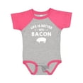 thumbnail image 1 of Inktastic Life's Better with Bacon Boys or Girls Baby Bodysuit, 1 of 5