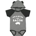 thumbnail image 1 of Inktastic Life's Better with Bacon Boys or Girls Baby Bodysuit, 1 of 5