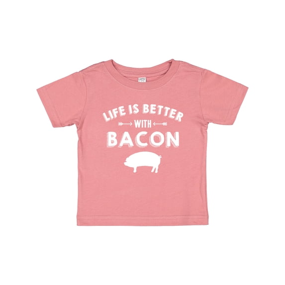 Inktastic Life's Better with Bacon Boys or Girls Baby T-Shirt
