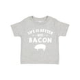 thumbnail image 1 of Inktastic Life's Better with Bacon Boys or Girls Toddler T-Shirt, 1 of 5