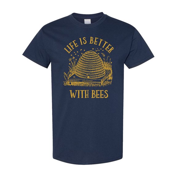 Inktastic Life's Better with Bees T-Shirt
