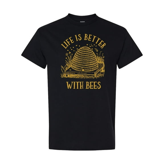 Inktastic Life's Better with Bees T-Shirt