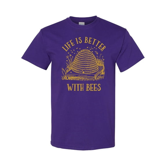 Inktastic Life's Better with Bees T-Shirt