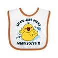 thumbnail image 1 of Inktastic Life's Ducky 1st Birthday Boys or Girls Baby Bib, 1 of 4