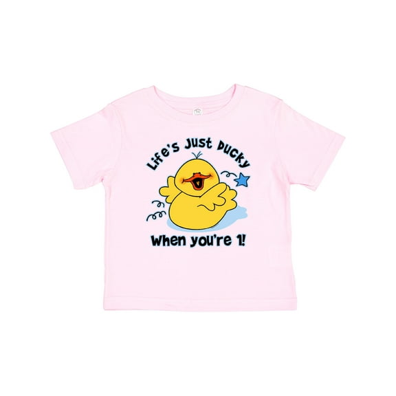 Inktastic Life's Ducky 1st Birthday Boys or Girls Baby T-Shirt