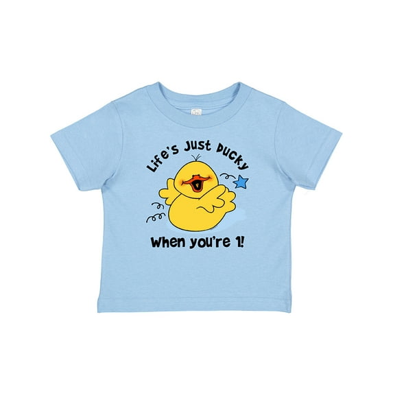 Inktastic Life's Ducky 1st Birthday Boys or Girls Baby T-Shirt
