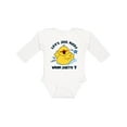 thumbnail image 1 of Inktastic Life's Ducky 1st Birthday Boys or Girls Long Sleeve Baby Bodysuit, 1 of 5