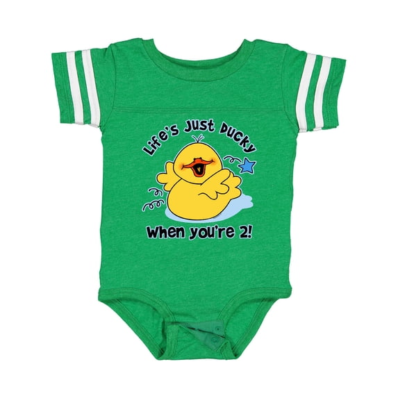Inktastic Life's Ducky 2nd Birthday Boys or Girls Baby Bodysuit