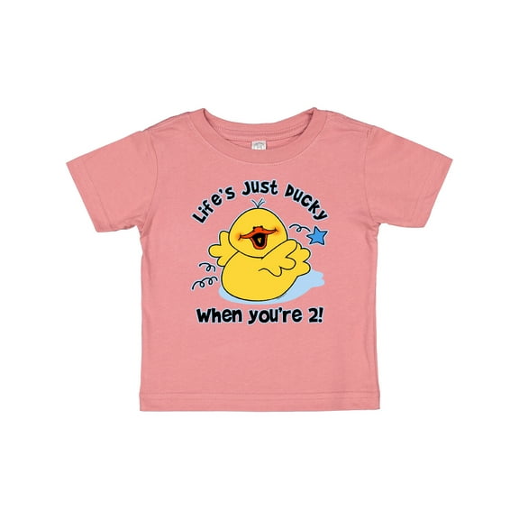 Inktastic Life's Ducky 2nd Birthday Boys or Girls Baby T-Shirt