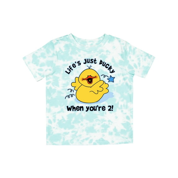 Inktastic Life's Ducky 2nd Birthday Boys or Girls Toddler T-Shirt