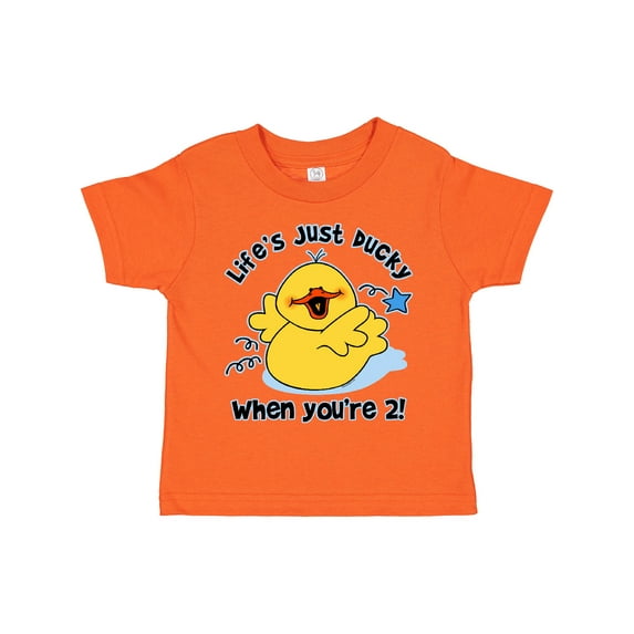 Inktastic Life's Ducky 2nd Birthday Boys or Girls Toddler T-Shirt