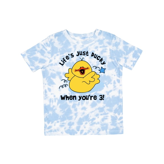 Inktastic Life's Ducky 3rd Birthday Boys or Girls Toddler T-Shirt
