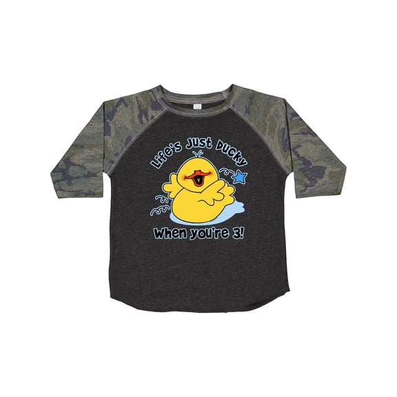 Inktastic Life's Ducky 3rd Birthday Boys or Girls Toddler T-Shirt