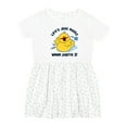 thumbnail image 1 of Inktastic Life's Ducky 2nd Birthday Girls Toddler Dress, 1 of 5
