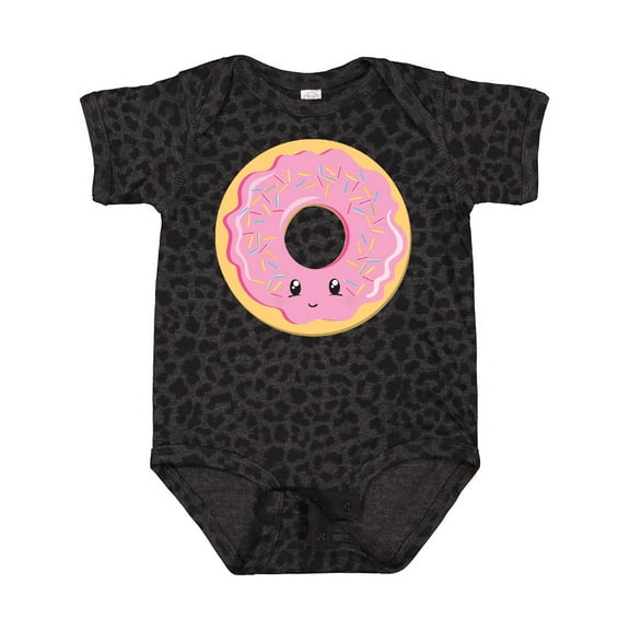 Inktastic Light Pink Donut Boys or Girls Baby Bodysuit