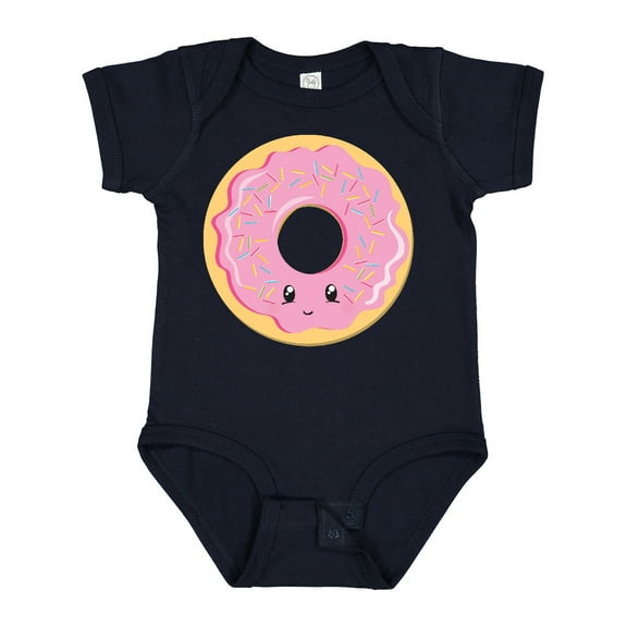 Inktastic Light Pink Donut Boys or Girls Baby Bodysuit