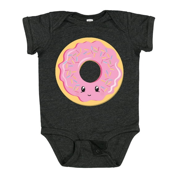 Inktastic Light Pink Donut Boys or Girls Baby Bodysuit