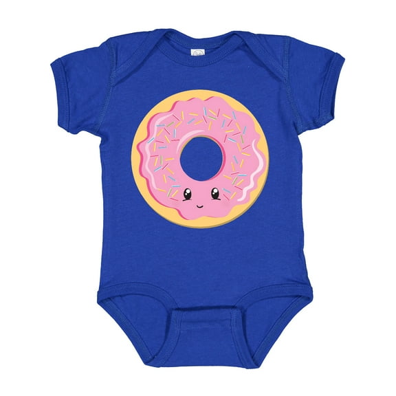 Inktastic Light Pink Donut Boys or Girls Baby Bodysuit