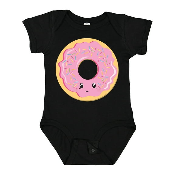 Inktastic Light Pink Donut Boys or Girls Baby Bodysuit