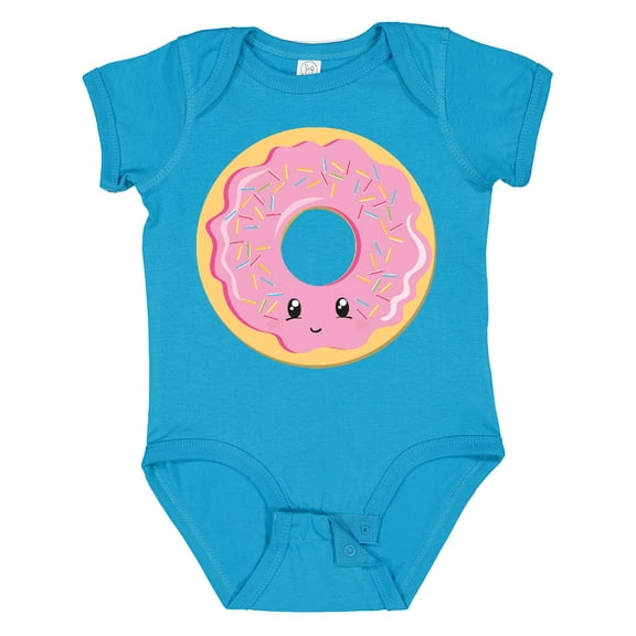 Inktastic Light Pink Donut Boys or Girls Baby Bodysuit