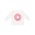 thumbnail image 1 of Inktastic Light Pink Donut Boys or Girls Long Sleeve Toddler T-Shirt, 1 of 5