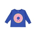 thumbnail image 1 of Inktastic Light Pink Donut Boys or Girls Long Sleeve Toddler T-Shirt, 1 of 5