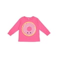 thumbnail image 1 of Inktastic Light Pink Donut Boys or Girls Long Sleeve Toddler T-Shirt, 1 of 5