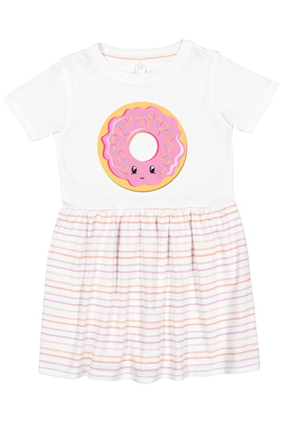 Light Pink Donut Girls Toddler Dress