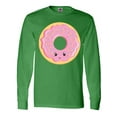 thumbnail image 1 of Inktastic Light Pink Donut Long Sleeve T-Shirt, 1 of 5