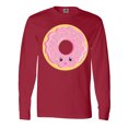 thumbnail image 1 of Inktastic Light Pink Donut Long Sleeve T-Shirt, 1 of 5
