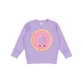 thumbnail image 1 of Inktastic Light Pink Donut Toddler Sweatshirt, 1 of 4