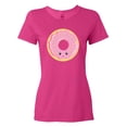 thumbnail image 1 of Inktastic Light Pink Donut Women's T-Shirt, 1 of 5